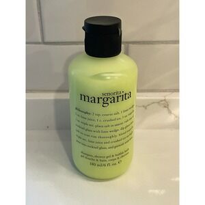 Philosophy Senorita Margarita Shampoo Shower Gel Bubble‎ Bath Soap 6 fl oz New